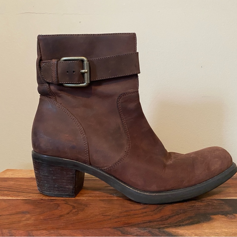 Cole Haan Brown Leather Ankle Boots